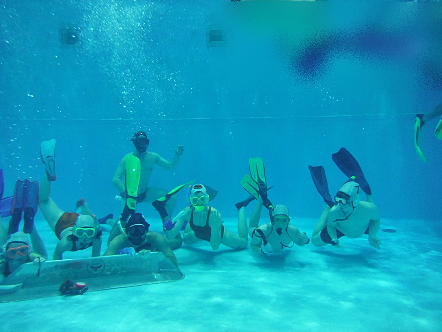 Hokej pod wodą Walenie Siemianowice Śląskie Trening 17 II 2024